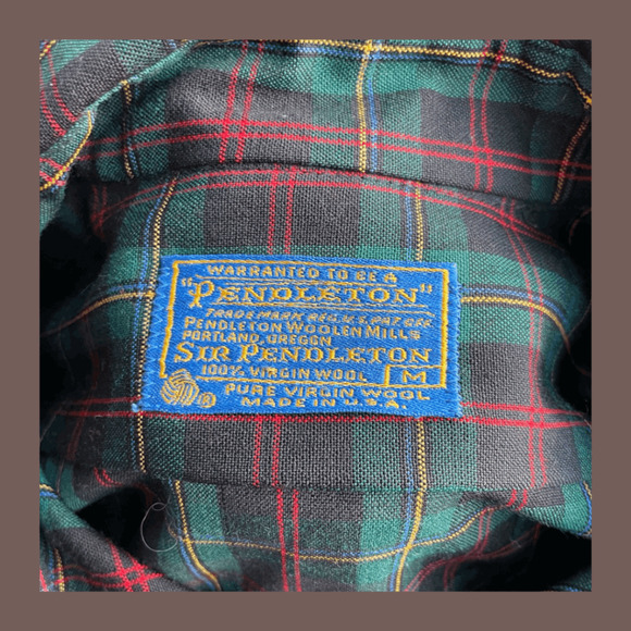 Pendleton Malcolm Tartan Shirt | Virgin Wool Plaid | Size M | Vintage - Picture 4 of 4